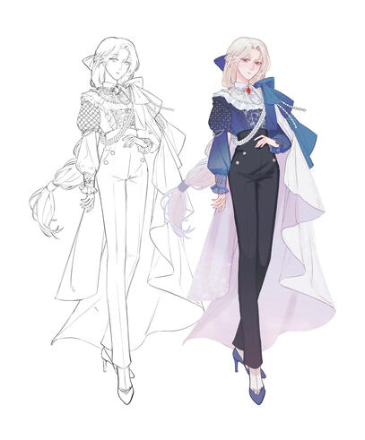 line / Flat Color